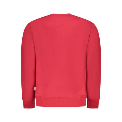 Red Cotton Men Sweater