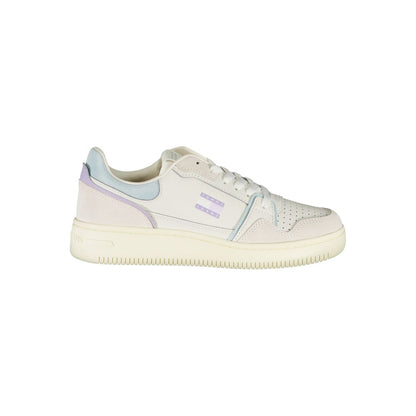 White Polyester Sneaker