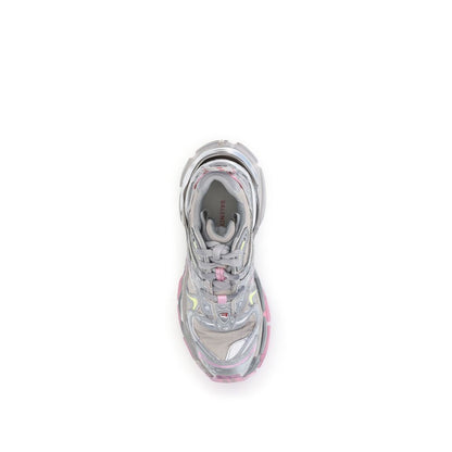 Multicolor Rubber Athletic Sneakers