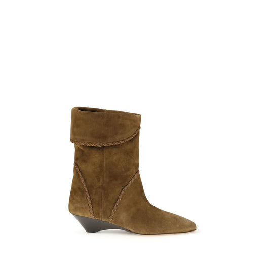 Brown Calf Leather Bos Taurus Flat Boots