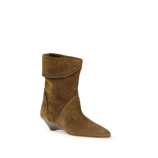 Brown Calf Leather Bos Taurus Flat Boots