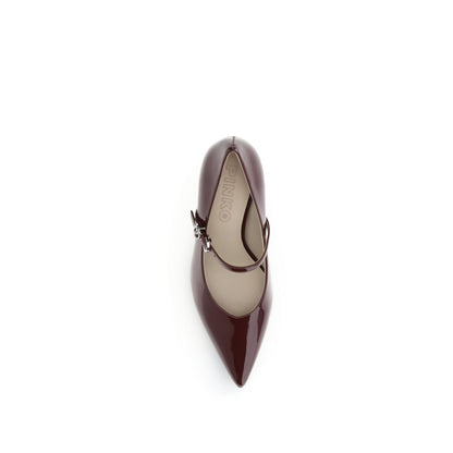 Bordeaux Calf Leather Bos Taurus Pumps