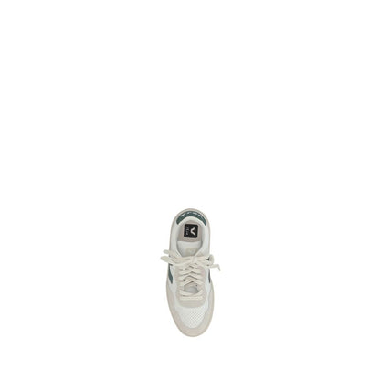 White Rubber Low Top Sneakers