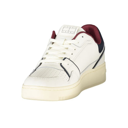 White Polyester Sneaker