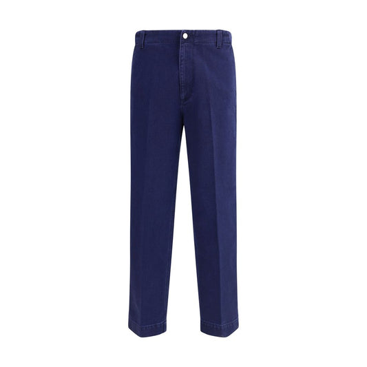 Blue Cotton Jeans Denim