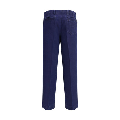 Blue Cotton Jeans Denim