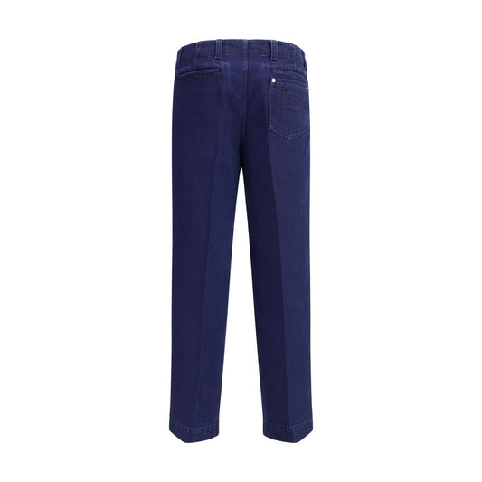 Blue Cotton Jeans Denim