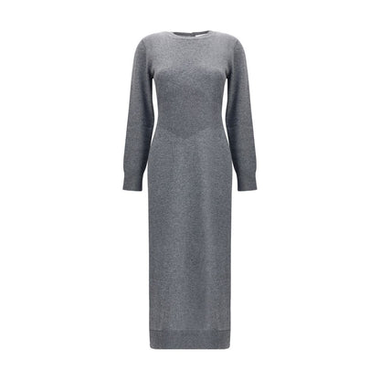 Gray Cashmere Casual Dress