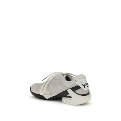 White Fabric Athletic Sneakers