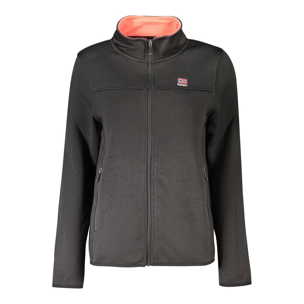 Black Polyester Women Sweater