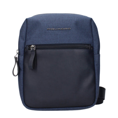 Blue Fabric Crossbody Bags