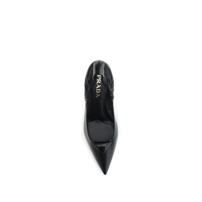 Black Calf Leather Bos Taurus High Heel Pumps