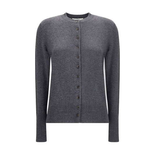 Gray Cashmere Cardigan
