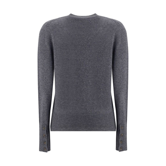 Gray Cashmere Cardigan