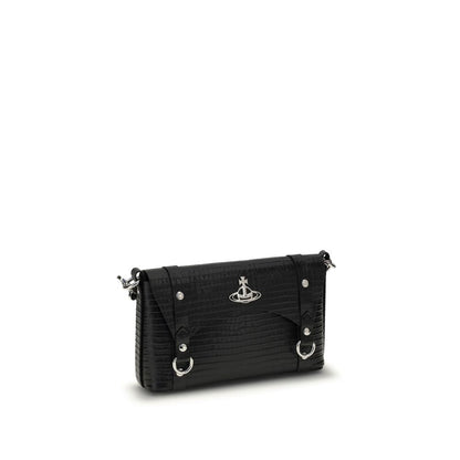 Black Calf Leather Bos Taurus Shoulder Bag