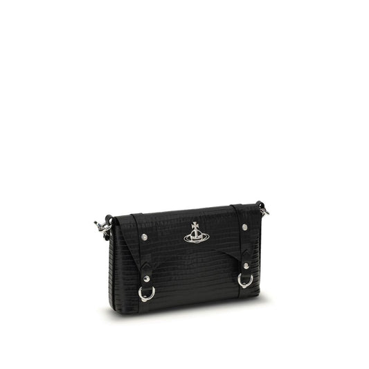 Black Calf Leather Bos Taurus Shoulder Bag