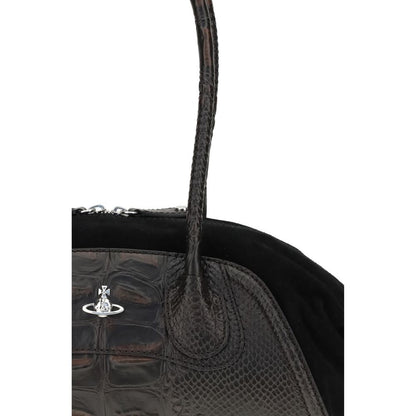 Black Calf Leather Bos Taurus Shoulder Bag