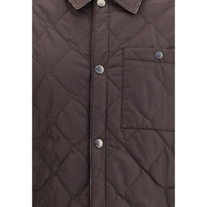 Brown Polyamide Coat