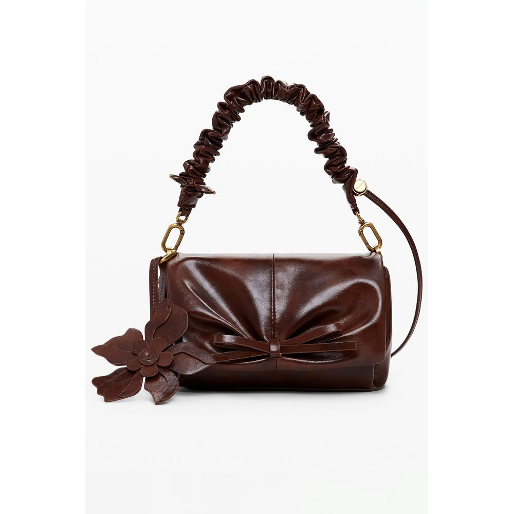Brown Polyethylene Handbag