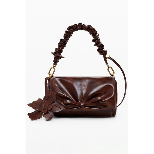 Brown Polyethylene Handbag
