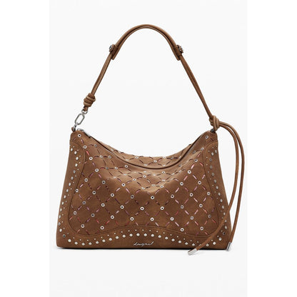 Brown Polyethylene Handbag