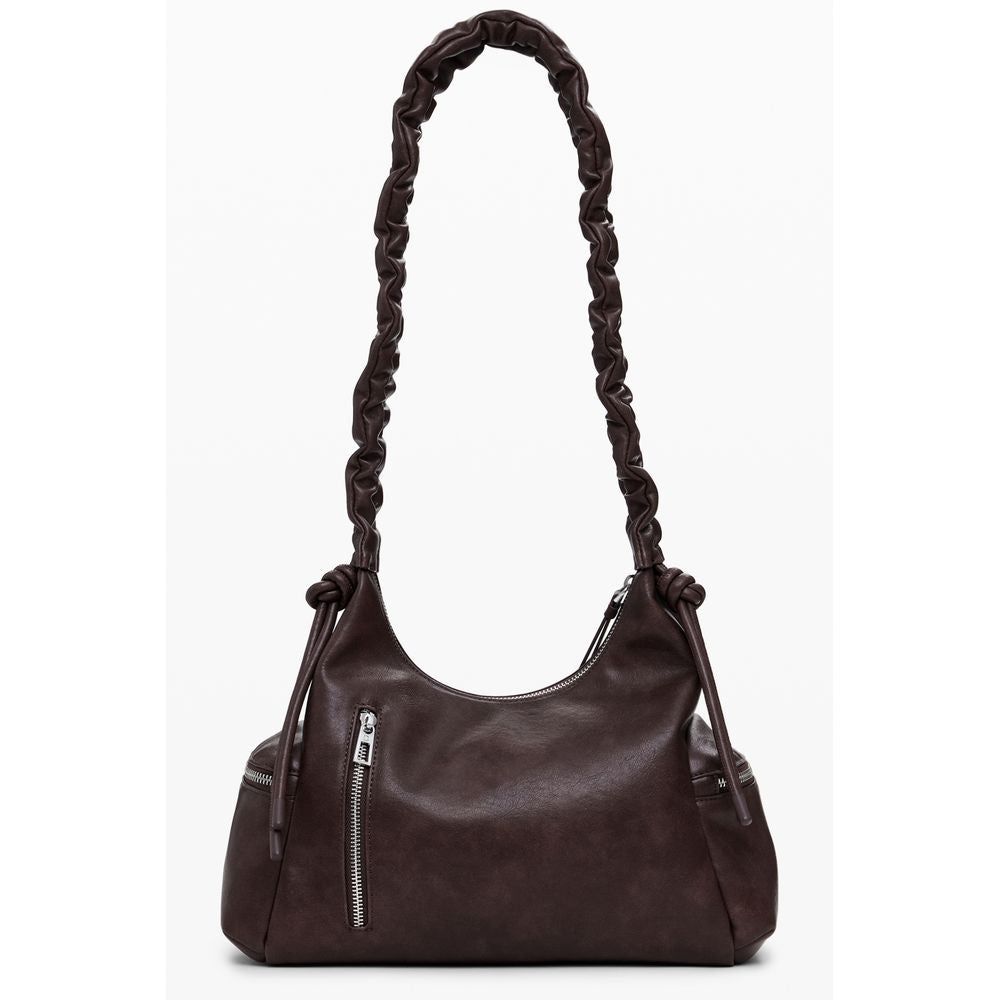 Brown Polyethylene Handbag