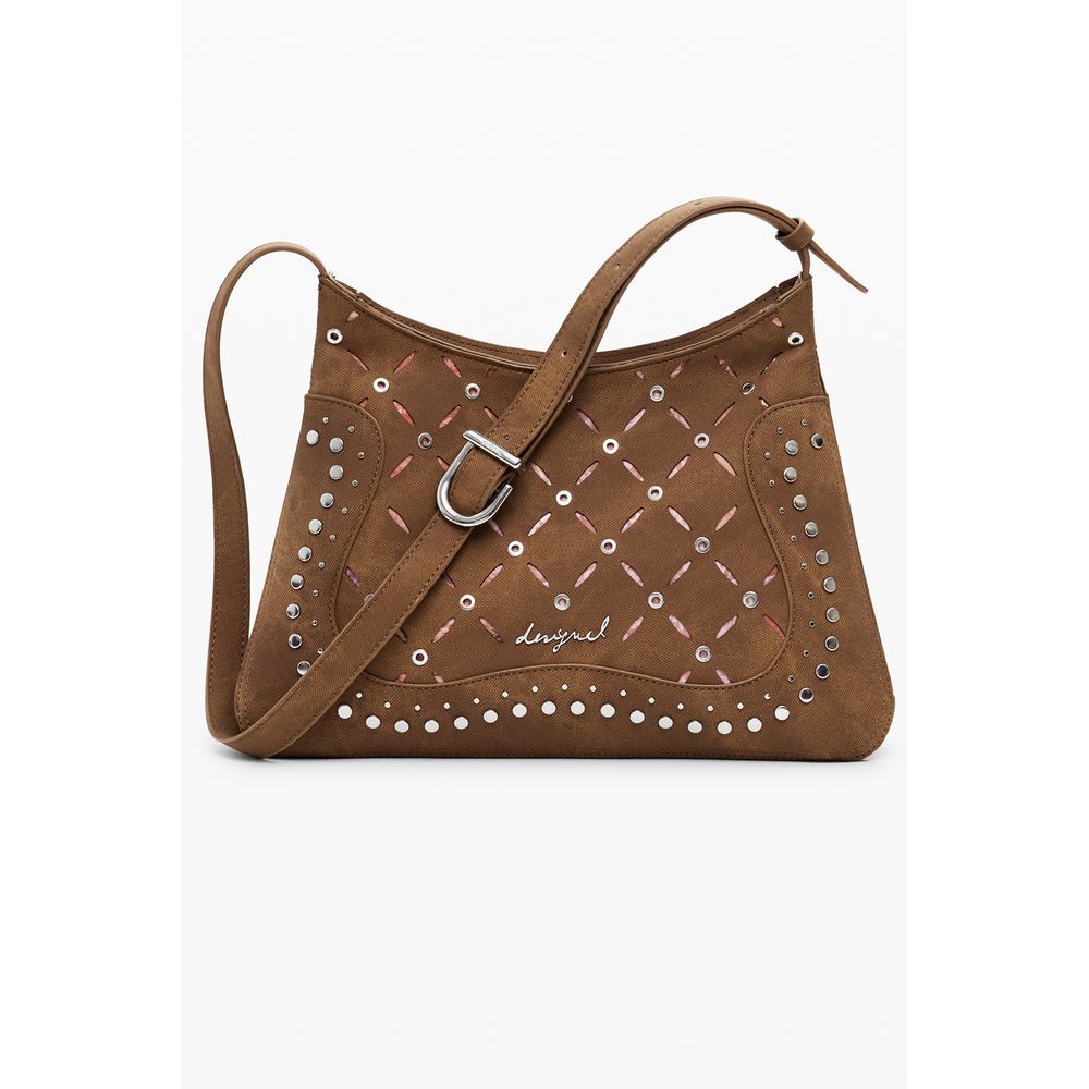 Brown Polyethylene Handbag