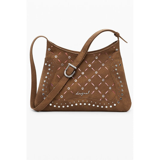 Brown Polyethylene Handbag