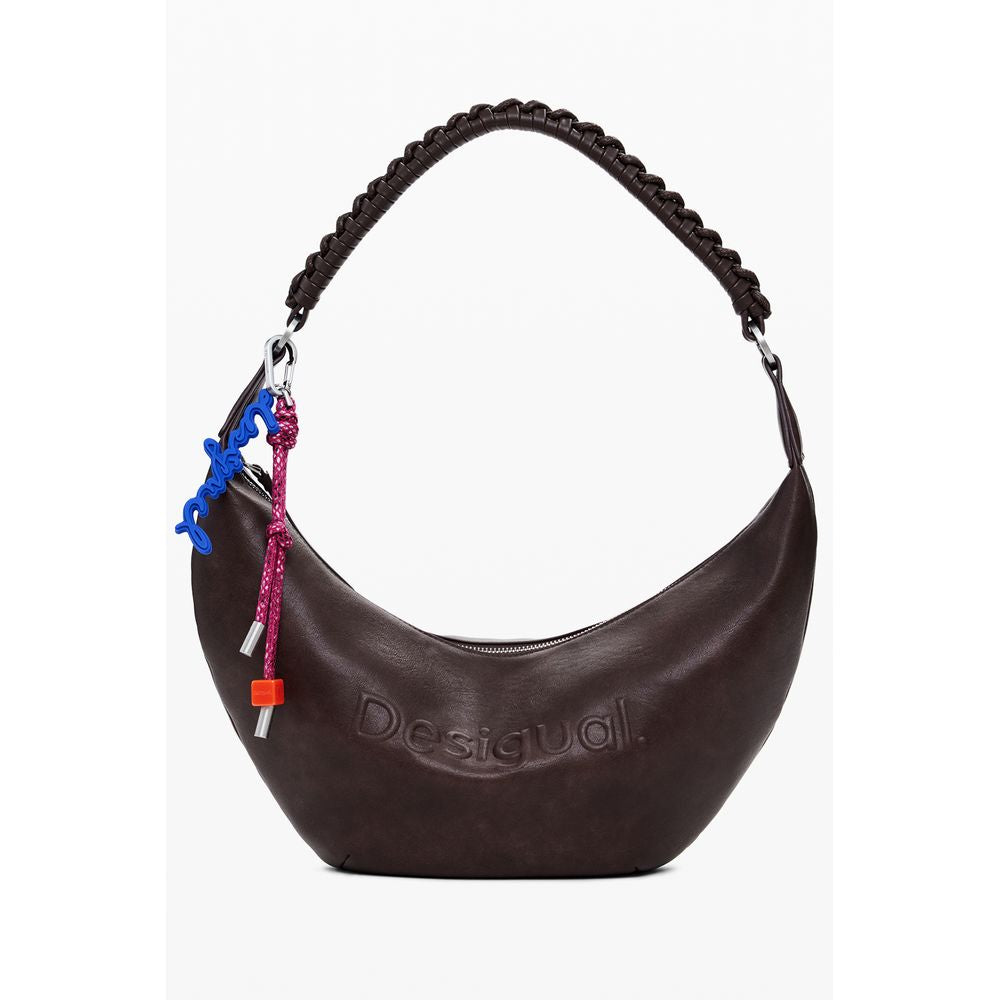 Brown Polyethylene Handbag
