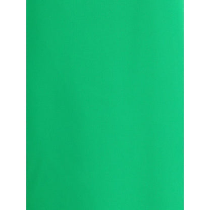 Green Silk Cocktail Dress