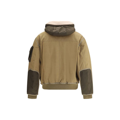 Green Cotton Bomber