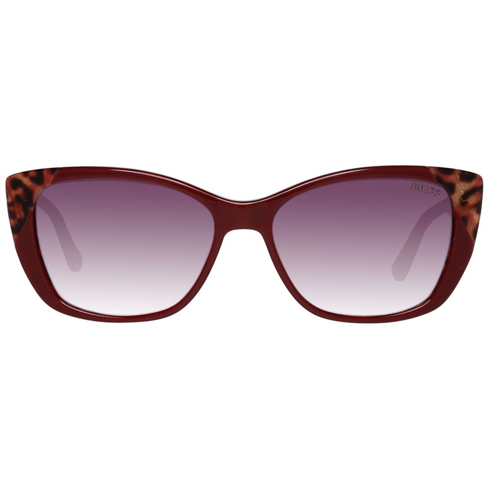 Burgundy Plastic Sunglasses