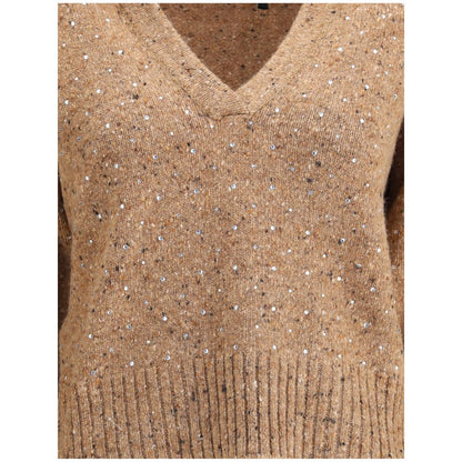 Beige Wool Sweatshirt