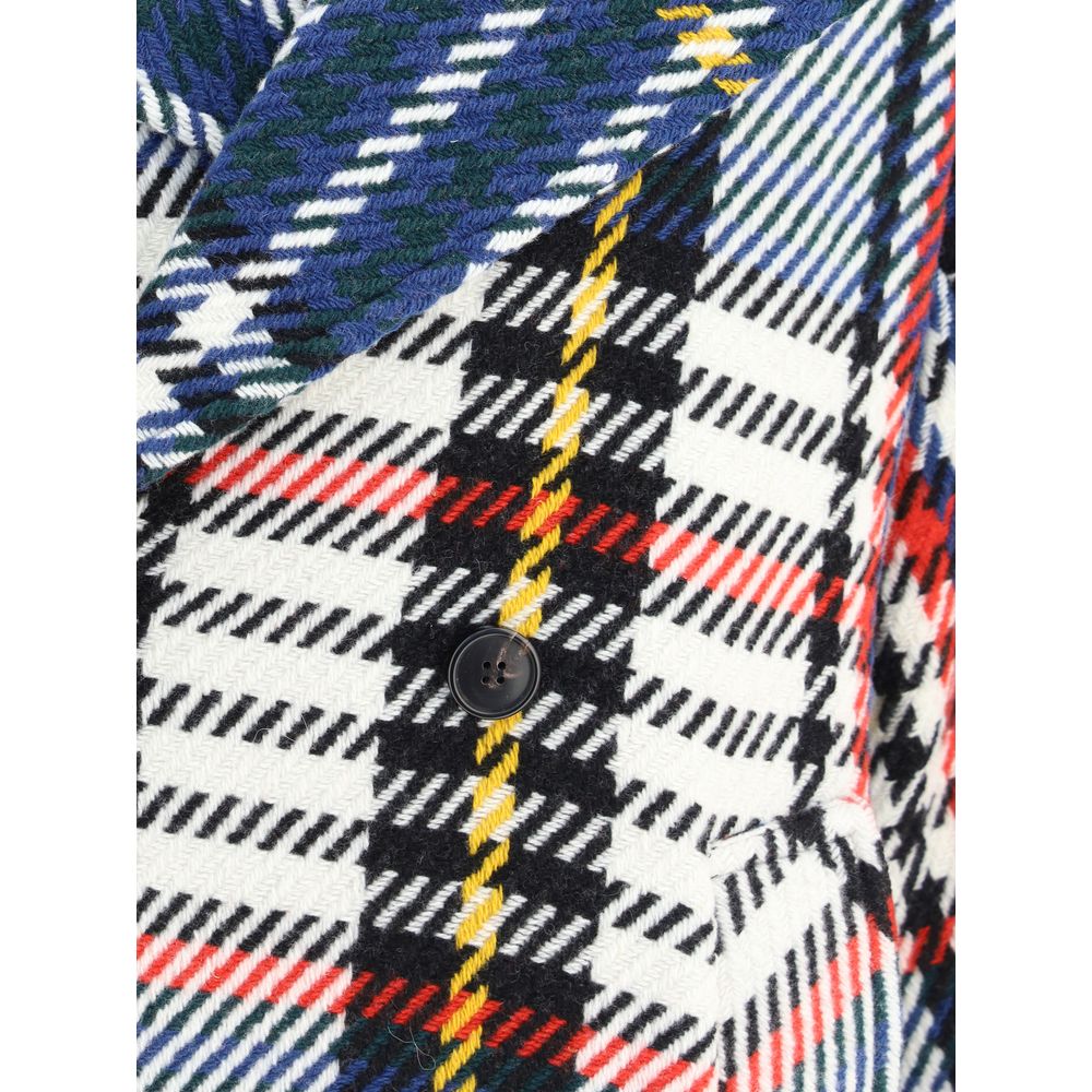 Multicolor Wool Coat