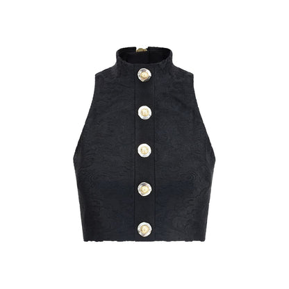Black Viscose Top