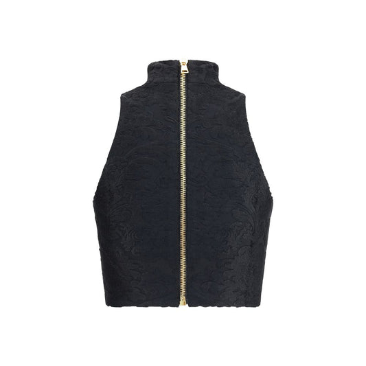 Black Viscose Top