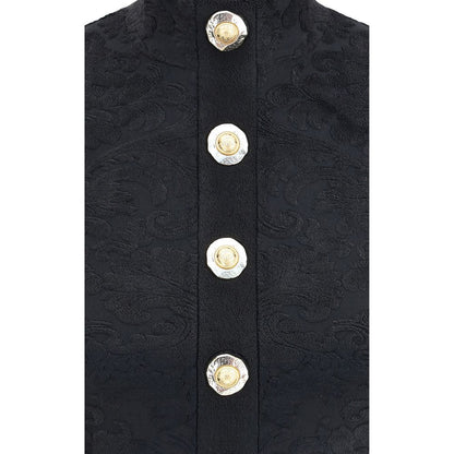 Black Viscose Top