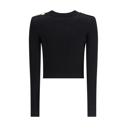 Black Viscose Cardigan
