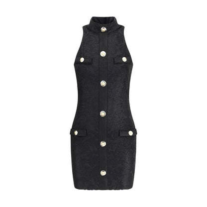 Black Viscose Cocktail Dress