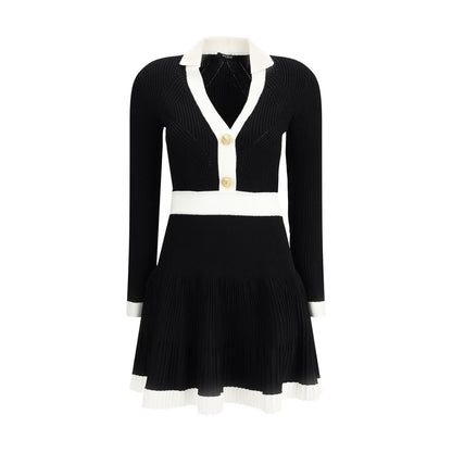 Black Viscose Casual Dress
