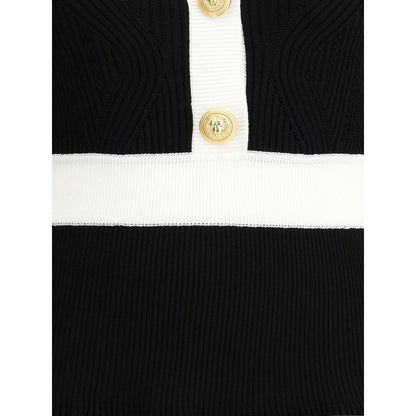 Black Viscose Casual Dress