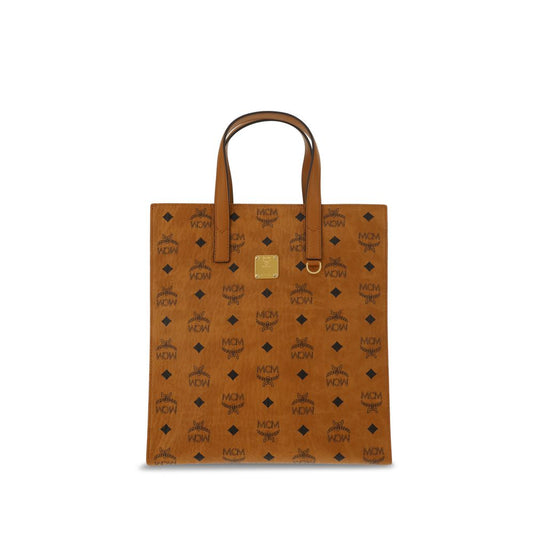 Brown Polyethylene Shoulder Bag