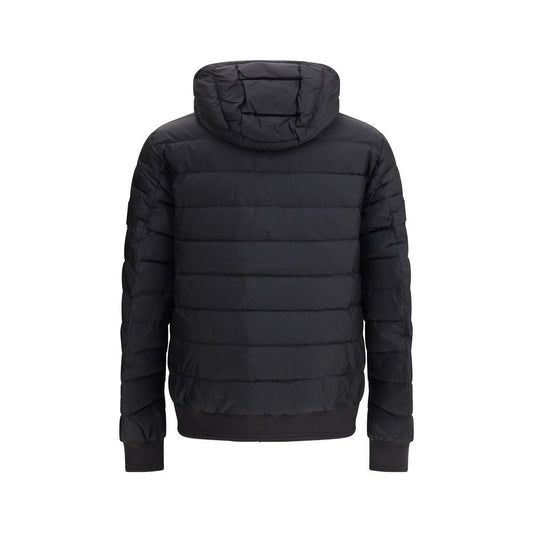 Black Nylon Full-Length Jacket