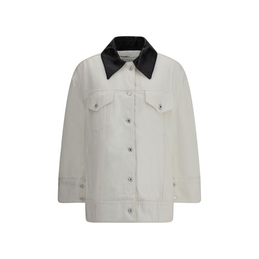 White Cotton Denim Jacket
