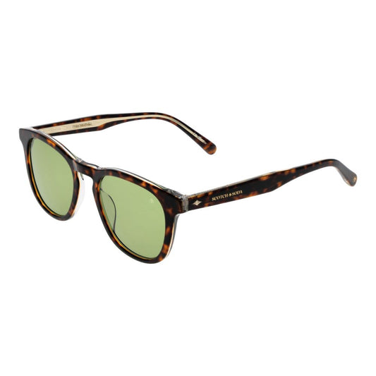 Brown Metal Sunglasses