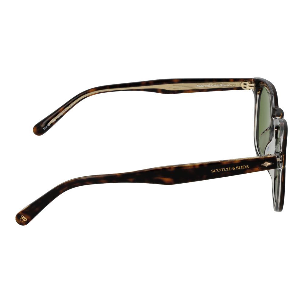 Brown Metal Sunglasses