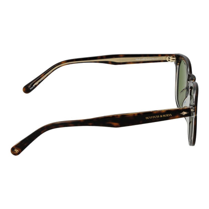 Brown Metal Sunglasses