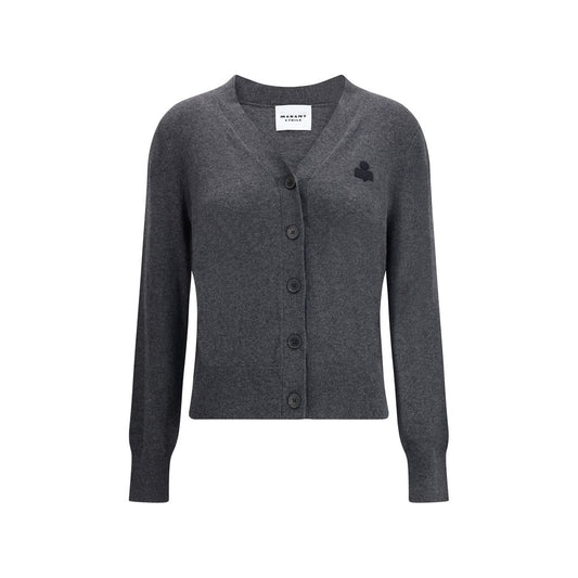 Gray Cotton Cardigan