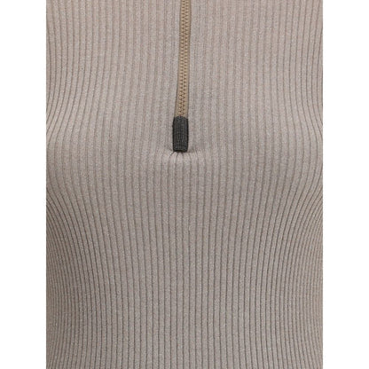Brown Cashmere Sweatshirt