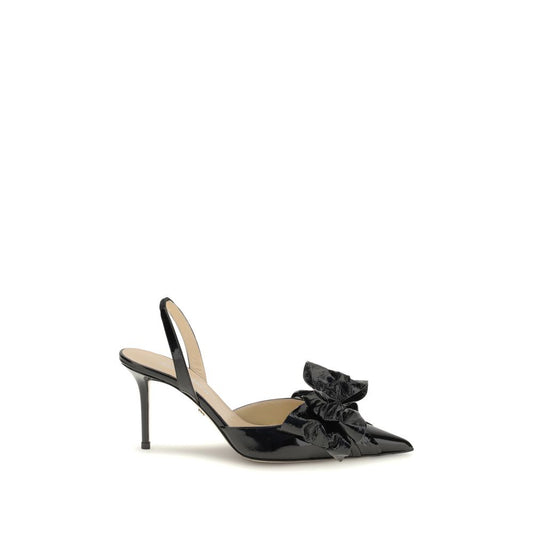 Black Leather Pumps